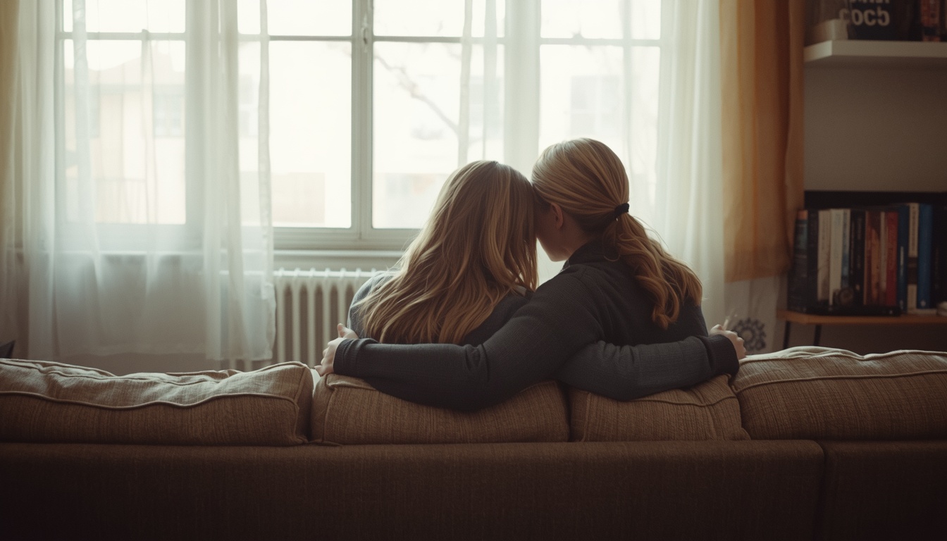 Madre e figlia adolescente
